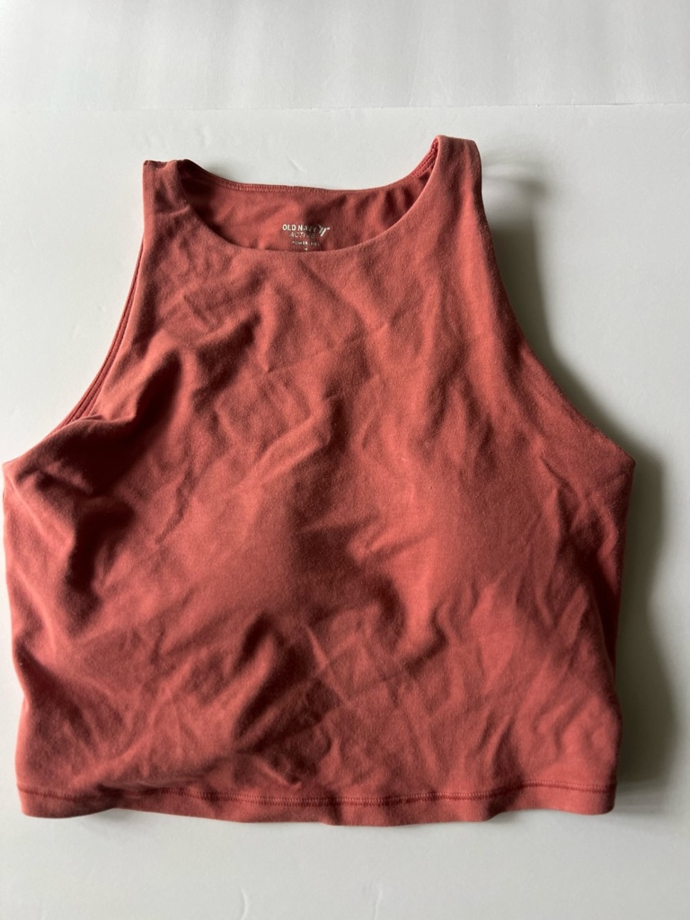 Old Navy Women's Rust-Red Cropped Tank